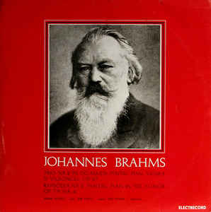 Johannes Brahms - Maria Fotino, Ion Voicu, Ion Fotino ‎– Trio Nr. 2 În Do Major Pentru Pian, Vioră Și Violoncel, Op. 87 / Rapsodia Nr. 2 Pentru Pian În Sol Minor Op. 79, Nr. 2