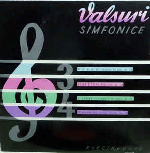 Orchestra Simfonică A Filarmonicii De Stat « George Enescu »* Dirijor : Mircea Basarab ‎– Valsuri Simfonice (1959)