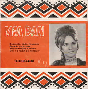 Mia Dan ‎– Deschide, Bade, Fereastra (1972)