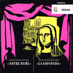 Das Grosse Funkorchester Von Radio Wien*, Heinz Sandauer ‎– Zwischenspiel Aus Der Oper »Notre Dame« / Tanz Der Stunden Aus Der Oper »La Gioconda« (1958)